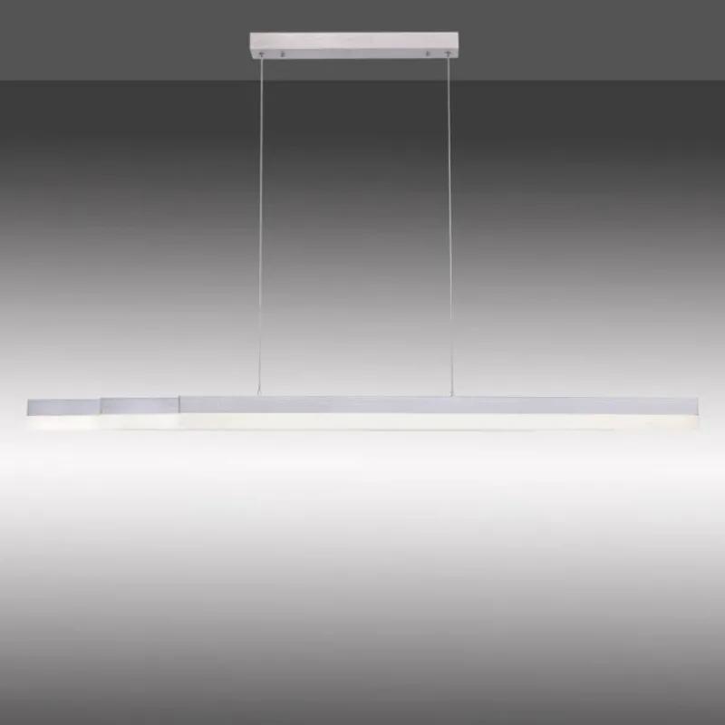 Paul Neuhaus Q-Serie Suspension Paul Neuhaus Q-TOWER LED Aluminium, 3 lumières, Télécommandes