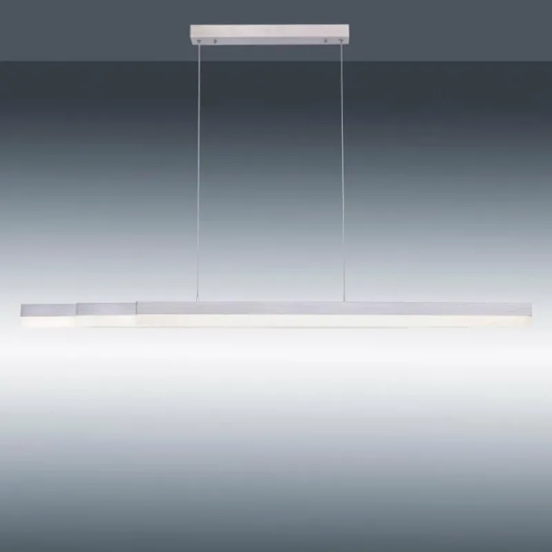 Paul Neuhaus Q-Serie Suspension Paul Neuhaus Q-TOWER LED Aluminium, 3 lumières, Télécommandes