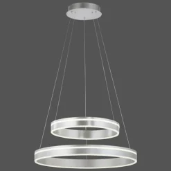 Paul Neuhaus Q-Serie Suspension Paul Neuhaus Q-VITO LED Argenté, 2 lumières, Télécommandes