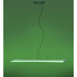 Paul Neuhaus Q-Serie Suspension Paul Neuhaus Q-Riller LED Chrome, 14 lumières, Télécommandes, Changeur de couleurs