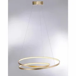 Lampes Dorées-Luminaires Paul Neuhaus Suspension Paul Neuhaus ROMAN LED Or, 1 lumière