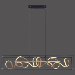 Luminaires Paul Neuhaus Suspension Paul Neuhaus SELINA LED Noir, 4 lumières* Éclairage Led