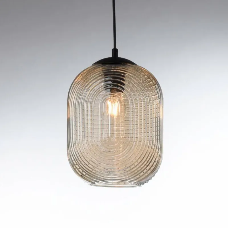 Luminaires Paul Neuhaus Suspension Paul Neuhaus SHITAKE Noir, 3 lumières