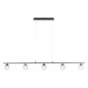 Luminaires Paul Neuhaus Suspension Paul Neuhaus WIDOW LED Noir, 5 lumières* Éclairage Led