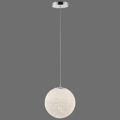 Luminaires Paul Neuhaus Suspension Paul-Neuhaus BOLO LED Argenté, 1 lumière