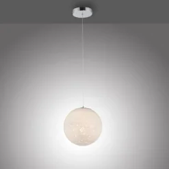 Luminaires Paul Neuhaus Suspension Paul-Neuhaus BOLO LED Argenté, 1 lumière