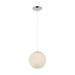 Luminaires Paul Neuhaus Suspension Paul-Neuhaus BOLO LED Argenté, 1 lumière