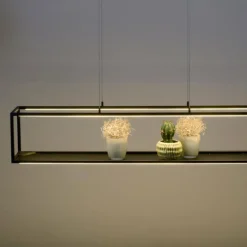 Luminaires Paul Neuhaus Suspension Paul-Neuhaus CONTURA LED Noir, 4 lumières* Éclairage Led