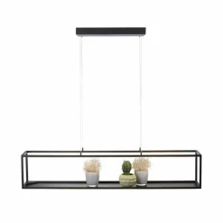 Luminaires Paul Neuhaus Suspension Paul-Neuhaus CONTURA LED Noir, 4 lumières* Éclairage Led
