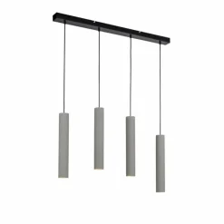 Luminaires Paul Neuhaus Suspension Paul-Neuhaus ETON Noir, 4 lumières* Suspensions
