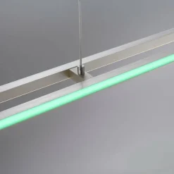 Luminaires Paul Neuhaus Suspension Paul-Neuhaus HELIX LED Aluminium, 2 lumières, Télécommandes* Éclairage Led