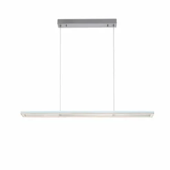 Luminaires Paul Neuhaus Suspension Paul-Neuhaus HELIX LED Aluminium, 2 lumières, Télécommandes* Éclairage Led