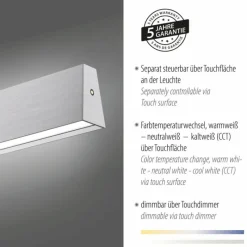 Luminaires Paul Neuhaus Suspension Paul-Neuhaus NANIA LED Argenté, 1 lumière* Suspensions