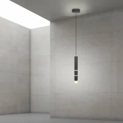 Luminaires Paul Neuhaus Suspension Paul-Neuhaus PURE-VEGA LED Noir, 3 lumières* Suspensions