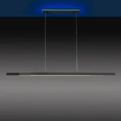 Paul Neuhaus Q-Serie Suspension Paul-Neuhaus Q-ARIAN LED Anthracite, 4 lumières, Télécommandes