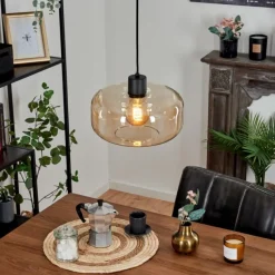 hofstein Suspension Pedreles Noir, 1 lumière