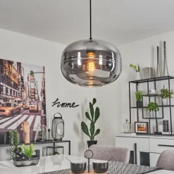 hofstein Suspension Peonniemi Noir, 1 lumière