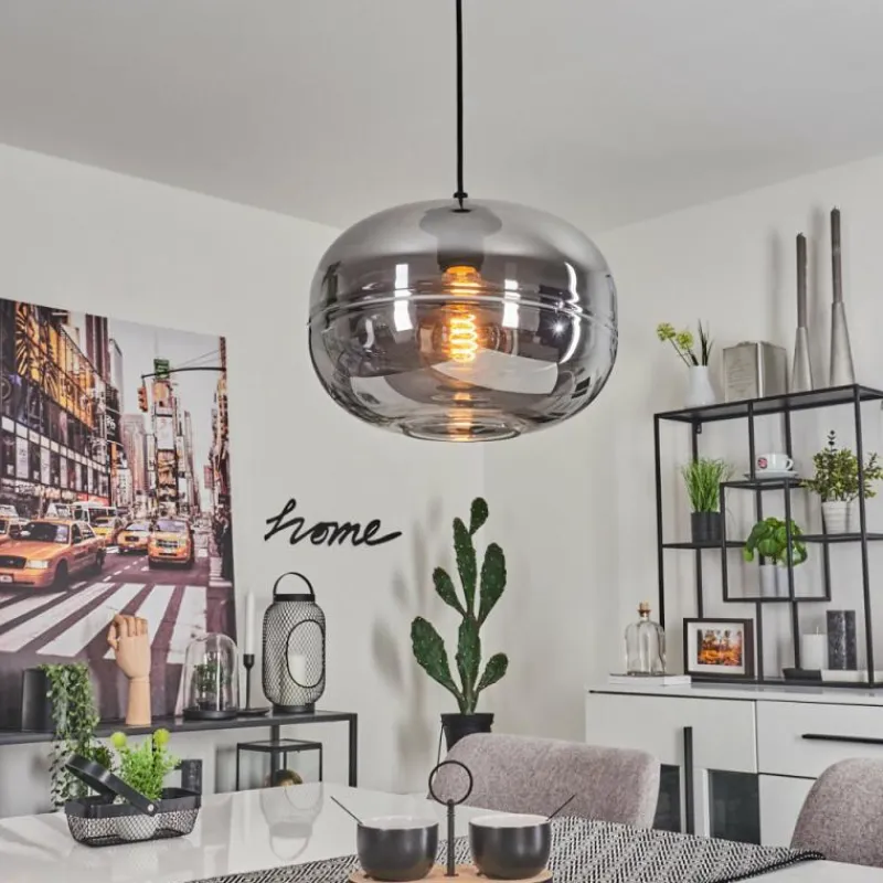 hofstein Suspension Peonniemi Noir, 1 lumière