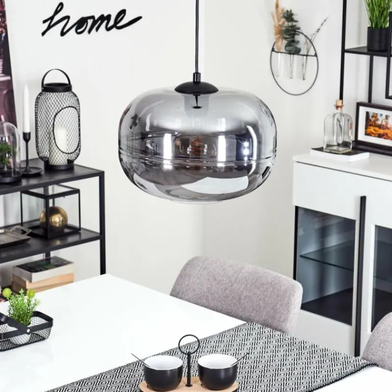 hofstein Suspension Peonniemi Noir, 1 lumière