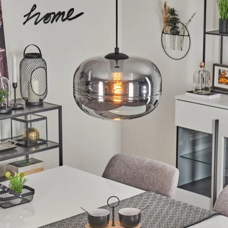 hofstein Suspension Peonniemi Noir, 1 lumière