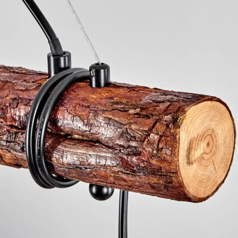 Lampes En Tissu-hofstein Suspension Perdigueira Écru, Noir, 3 lumières