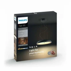 Luminaires Philips Suspension Philips Hue Ambiance White Amaze LED Noir, 1 lumière, Télécommandes
