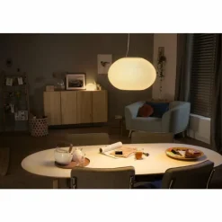 Luminaires Philips Suspension Philips Hue Ambiance White & Color Flourish LED Blanc, 1 lumière, Changeur de couleurs