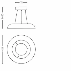 Luminaires Philips Suspension Philips Hue Amaze LED Noir, 1 lumière, Télécommandes