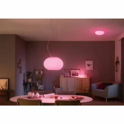 Luminaires Philips Suspension Philips Hue Flourish LED Blanc, 1 lumière, Changeur de couleurs