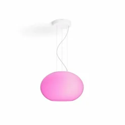 Luminaires Philips Suspension Philips Hue Flourish LED Blanc, 1 lumière, Changeur de couleurs