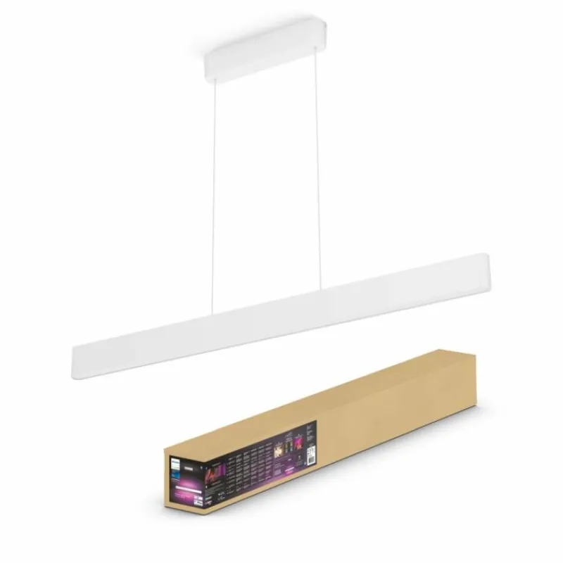 Luminaires Philips Suspension Philips Hue White & Colour Ambiance Ensis LED Blanc, 2 lumières, Changeur de couleurs