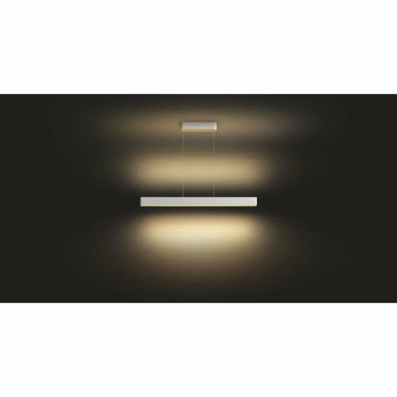 Luminaires Philips Suspension Philips Hue White & Colour Ambiance Ensis LED Blanc, 2 lumières, Changeur de couleurs