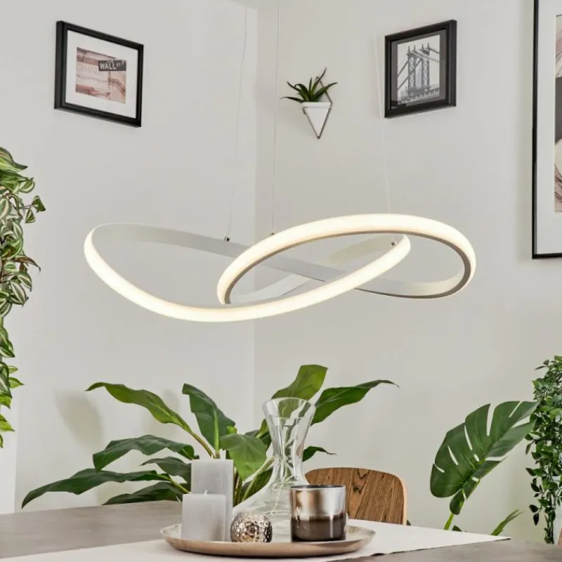 hofstein Suspension Pitasch LED Blanc, 1 lumière