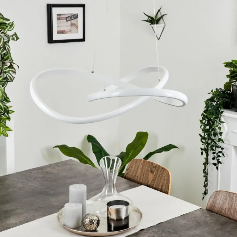 hofstein Suspension Pitasch LED Blanc, 1 lumière