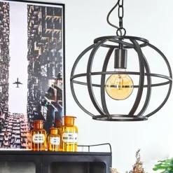 Lampes Industrielles-hofstein Suspension Plan Laiton, 1 lumière