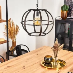 Lampes Industrielles-hofstein Suspension Plan Laiton, 1 lumière