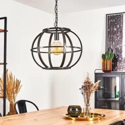 Lampes Industrielles-hofstein Suspension Plan Laiton, 1 lumière