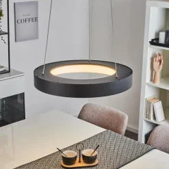 hofstein Suspension Playas LED Noir, 1 lumière