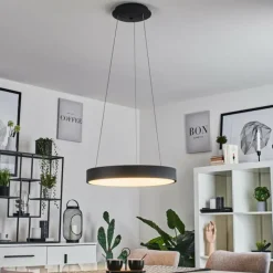 hofstein Suspension Playas LED Noir, 1 lumière