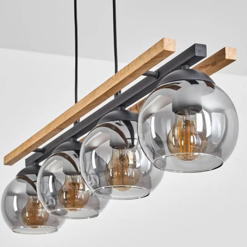 Luminaires Scandinaves-hofstein Suspension Podre Écru, 4 lumières