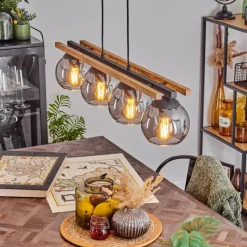 Luminaires Scandinaves-hofstein Suspension Podre Écru, 4 lumières