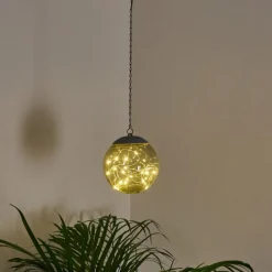 hofstein Suspension Pollenca LED Fumée, Noir, 20 lumières