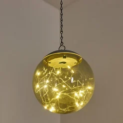 hofstein Suspension Pollenca LED Fumée, Noir, 20 lumières