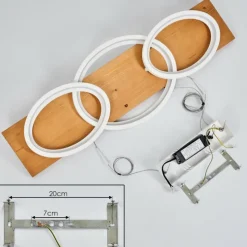 Luminaires Scandinaves-hofstein Suspension Pompu LED Écru, Blanc, 1 lumière