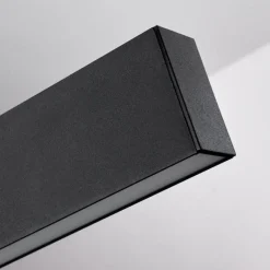 hofstein Suspension Poroporo LED Noir, 1 lumière