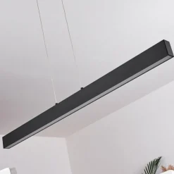 hofstein Suspension Poroporo LED Noir, 1 lumière