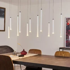 hofstein Suspension Porquera LED Blanc, 11 lumières