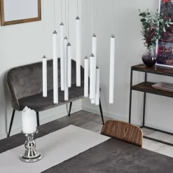 hofstein Suspension Porquera LED Blanc, 11 lumières