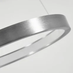 hofstein Suspension Preci LED Nickel mat, 1 lumière