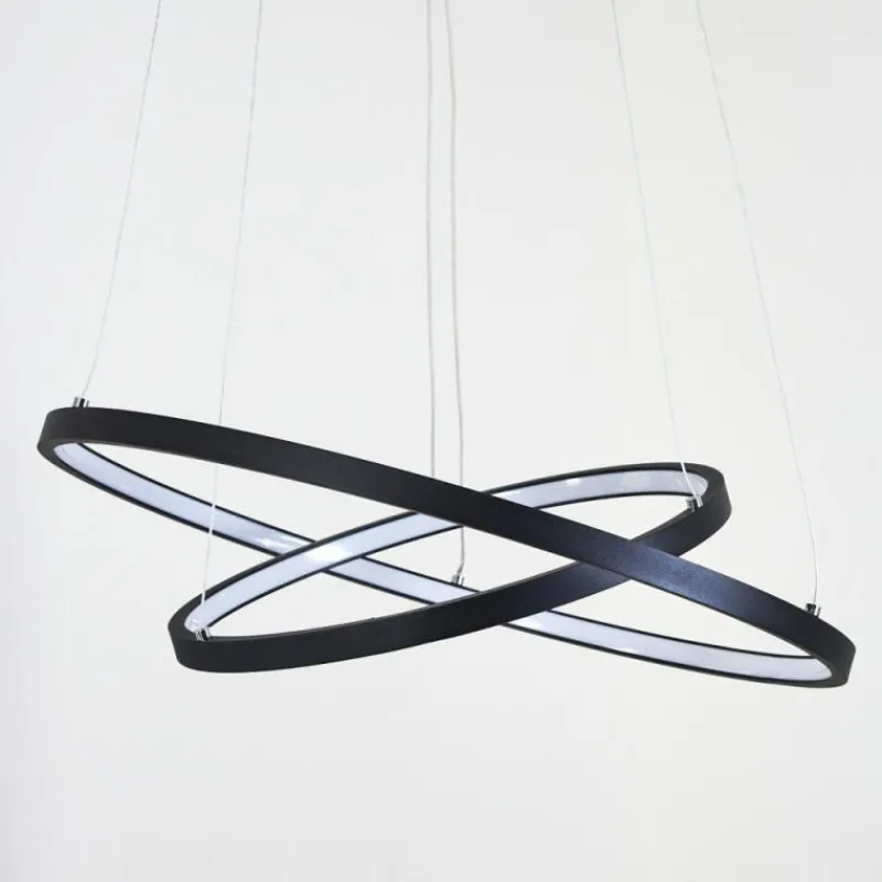 hofstein Suspension Preci LED Noir, 1 lumière